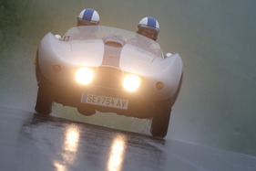 Arnolt Bristol 404 X (1955) - am Start in der Rennwagenklasse  - Gaisbergrennen 2013 - Berglauf auf den Gaisberg am Freitag