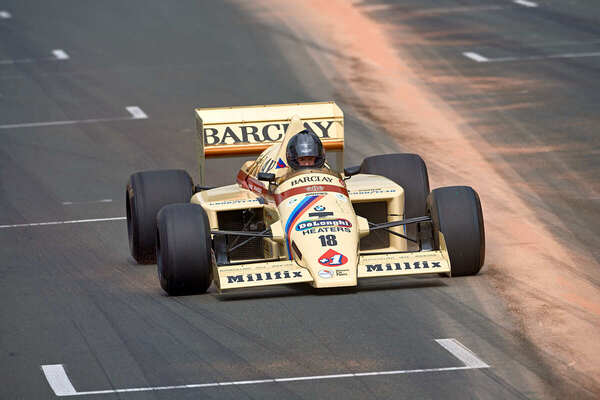 Arrows A8 (1985) – Der einst von Thierry Boutsen gefahrene Wagen gewann die Klasse der Grand-Prix-Rennwagen beim Concours d'Elegance