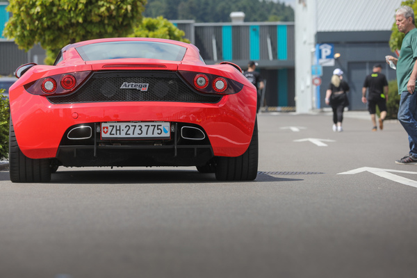 Artega GT (2010) - ein VW-VR6-Motor ist vor der Hinterachse verbaut - Fantastic Plastic Rickenbach 2023