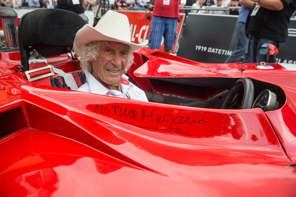 Arturo Merzario im signierten Abarth - Ennstal-Classic 2019