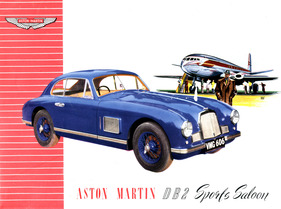Aston Martin DB 2 (1949) - Titelblatt des ersten Verkaufspropspektes