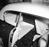 Bild: Aston Martin DB 2/4 (1955) - Rücksitze der vierplätzigen Saloon-Variante