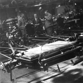 Aston Martin DB 2 'Vantage' (1951) - Fertigung des Fahrgestelles