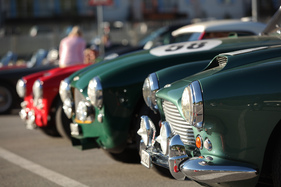 Aston Martin DB 4 (1960) - am British Classic Car Meeting St. Moritz 2015