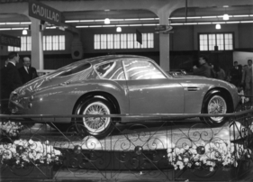 Aston Martin DB 4 GT Zagato (1961) - ausgestellt am Genfer Automobilsalon von 1961