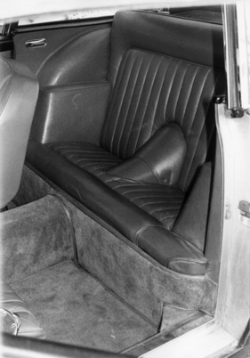 Aston Martin DB 4 Vantage (1962) - Rücksitze