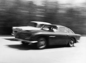 Aston Martin DB 4 Vantage (1962) - in voller Aktion