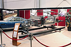 Aston Martin DB 6 (1968) - bei "Noblehouse" in Restauration, hier sieht man die Superleggeria-Karosseriestruktur (Techno Classica 2013)