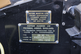 Aston Martin DB Mark III (1958) - Typenschild