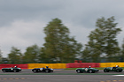 Image: Aston Martin DB3 #34 chases Jaguar C-Type #20 around the bend at Combes - Spa Six Hours 2013
