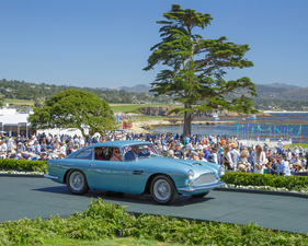 Aston Martin DB4 Coupé (1960) - 3. Rang in der Klasse O-2 beim Pebble Beach Concours d'Elegance 2024