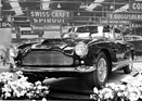 Aston Martin DB4 - eines der schönsten Coupés am Salon, der italienischen Linie verpflichtet - Genfer Autosmobilsalon 1959