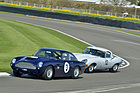 Aston Martin DB4 in der Moss Trophy - 72. Goodwood Member Meeting 2014