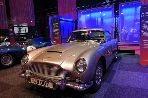 Aston Martin DB5 (1964) – Dienstfahrzeug von James Bond aus dem Louwman Museum – Sonderausstellung – Classic Car Show Maastricht 2025