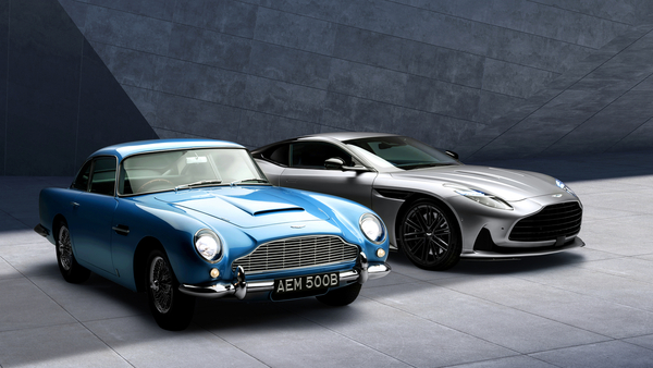 Aston Martin DB5 und DB12 – 60 Jahre Aston Martin DB5