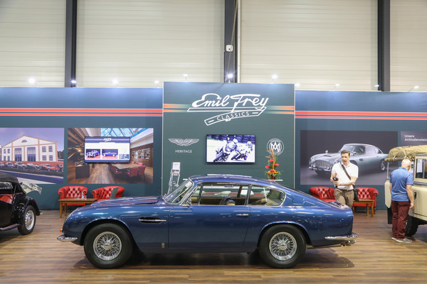 Aston Martin DB6 on the Emil Frey Classics stand - Swiss Classic World Lucerne 2023
