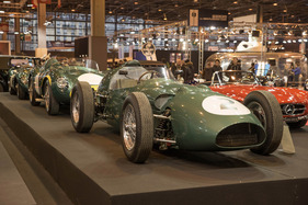 Aston Martin DBR4 (1959) - auf dem Stand von Lukas Hüni - an der Rétromobile Paris 2014