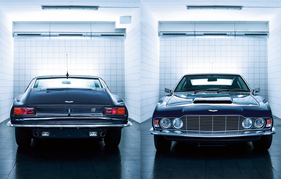 Aston Martin DBS Vantage (1967) - Der DBS Vantage hatte 325PS gegenüber der Basisversion mit 282PS - Beispiel aus dem Buch «The Aston Martin Book» von René Staud