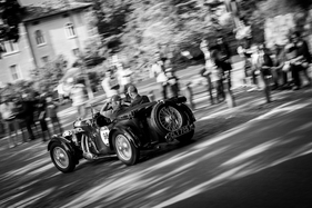 Aston Martin International (1934) - an der Mille Miglia 2014