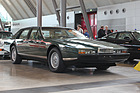 Aston Martin Lagonda (1972) - at that time extraordinarily futuristic and expensive - now offered for Euro 34'500 - at the Retro Classics Stuttgart 2012