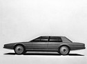 Aston Martin Lagonda (1975) - the sketch shows the straightforward design elements