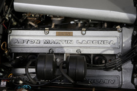 Aston Martin Lagonda (1984) - the engine is marked to show who assembled it at the factory