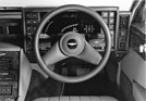 Aston Martin Lagonda (1987) - Steering wheel and dashboard - with extended digital displays