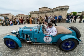 Aston Martin Le Mans (1933) - an der Mille Miglia 2014
