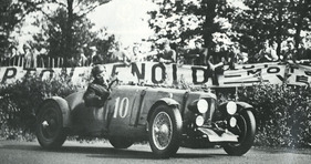 Aston Martin Ulster - Ein LM18, gesteuert vom Franzosen Polledry während des Bol d'Or in Montlhéry, 1938