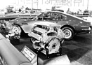 Aston Martin V8 - 370 PS leistet der 5,3 Liter grosse V8 im Vantage - am Genfer Automobilsalon 1984