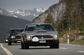 Aston Martin V8 Saloon Serie 3 (1975) - Stelvio Rally - British Classic Car Meeting 2019