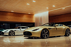 Image: Aston Martin Vantage V12 Zagato Heritage Speedster (2020) - In the showroom of Aston Martin St. Gallen