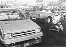 Aston Martin Volante (1982) - am Genfer Automobilsalon von 1982 - auch ein schmucker Metro steht auf dem Aston-Martin-Stand