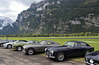 Image: Aston Martin - early DB 2 Mk III models alongside successors - 35th British Car Meeting at Mollis Airfield