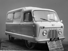 Atlas (1960) - Frontlenker Pick-up und Kastenwagen mit Schiebetüren von Standard-Triumph - Genfer Autosalon 1960