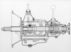 Auburn 115 (1930) - freewheel transmission, USD 250 surcharge