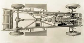 Auburn 8-98 (1931) - View of the chassis