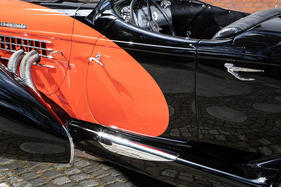 Auburn 851 Supercharged Boattail Speedster (1935) - Am ganzen Auto findet man wunderschöne Details Auburn 851 Supercharged Boattail Speedster (1935) - Am ganzen Auto findet man wunderschöne Details