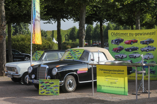 Auch 2025 gibt es bei der Oldtimerspendenaktion der Lebenshilfe Giessen tolle Autos zu gewinnen - 21. Classic-Gala Schwetzingen 2025
