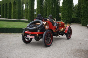 Early automobiles such as this De Dion Bouton are also on display