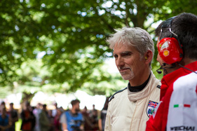 Auch Damon Hill ist immer wieder gerne Gast am FoS - Goodwood Festival of Speed 2015
