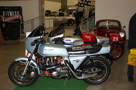 Motorcycles are also on display - Oldtimermesse St. Gallen 2017