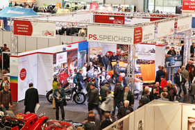 Auch Museen stellen ihre "Ware" aus - hier der PS-Speicher (Bremen Classic Motorshow 2018)