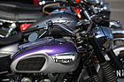 Image: Triumph also built beautiful Moror bikes - British Car Meeting in Mollis on August 28, 2016