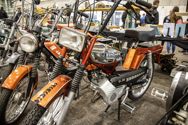 Auch Zweiräder der unteren Hubraumklassen waren gut vertreten – Swiss RetroMecanika 2023