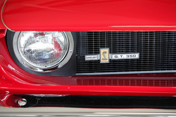 Auch auf der Front des G.T.350 gibt es die Cobra - Mustang & Shelby Meeting 2017 in Zug