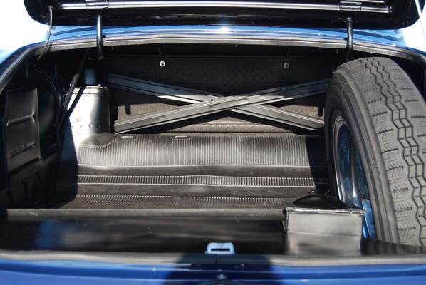 Auch der Kofferraum des Alfa Romeo 1900 CSS ist originalgetreut restauriert worden