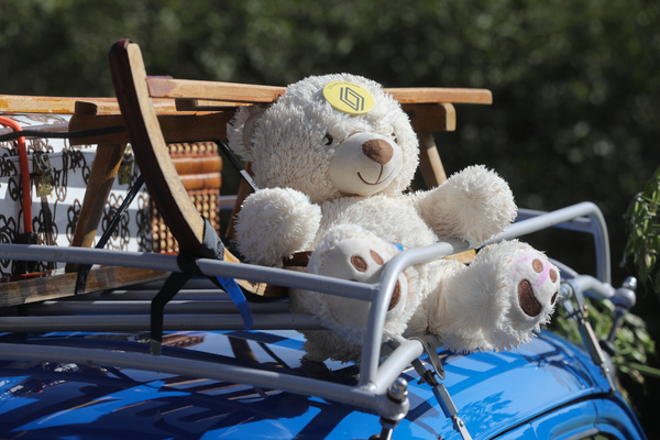Auch der Teddy darf ein Renault-Fan sein - 19. ASC Classic-Gala Schwetzingen 2023
