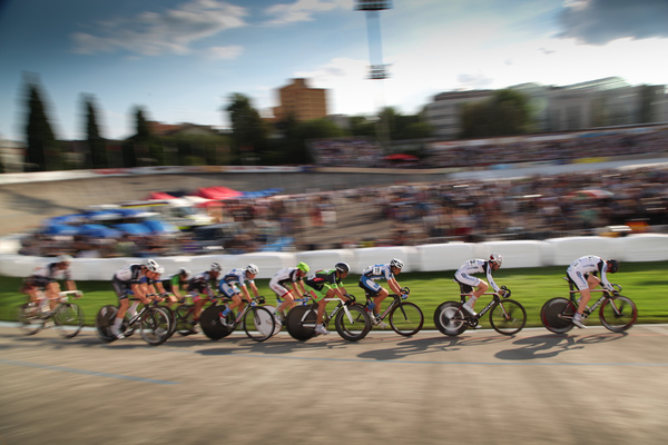 Image: The cyclists were also fast, with impressive speeds of over 55 km/h - Indianapolis Oerlikon on July 26, 2016