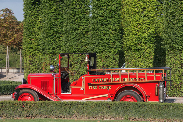 Auch die Feuerwehr steht bereit - Classic-Gala Schwetzingen 2019